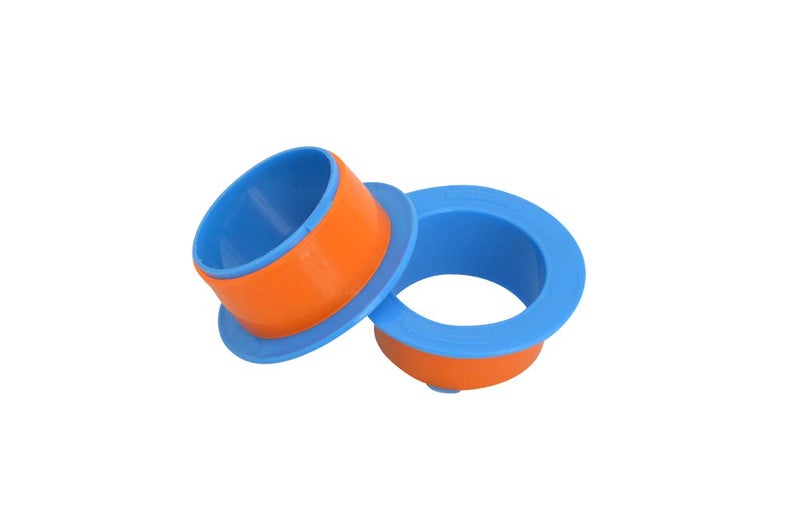ELFJOY Stretch Film Dispenser Stretch Wrap Dispenser for 3" Core Film Shrink Wrap Holder for Shipping Pallet Packing and Moving Supplies Blue 1 Pairs - Image 4
